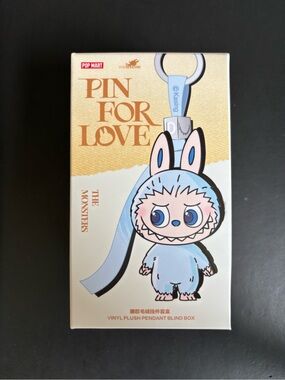 POP MART LABUBU “Pin for Love” • The Monsters • Vinyl Plush Pendant Blind Box